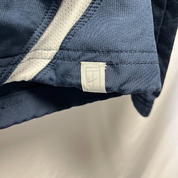 Nike Fit Dri Jacket Mens L Blue White Full Zip Lightweight Athletic Zip Pockets - Picture 6 of 11